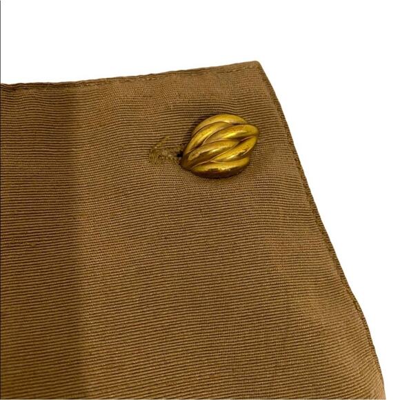 SK & Company Brown Vintage 90’s Linen Blend Pencil Skirt, Petite Size 4 - Picture 5 of 11